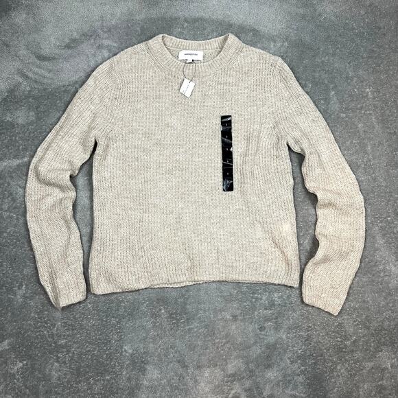 Banana Republic Sweater Womens S Wool Alpaca Luxe Minimalist Lightweight NWT - Picture 1 of 8